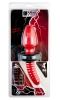 Анальная вибровтулка TOYFA Black&amp;Red для фистинга, силиконовая, красная, 10 см, Ø 5 см