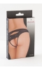 Эротические трусики Erolanta Lingerie Collection со вставкой стрейч-сетки черные (46-48)