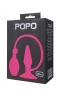 Надувная анальная втулка TOYFA POPO Pleasure, силиконовая, розовая, 10 см