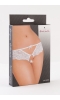Эротические трусики Erolanta Lingerie Collection, кружевные белые (50-52)