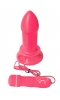 Анальная втулка TOYFA POPO Pleasure, 5 режимов вибрации, TPR, розовая, 13 см