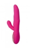 Вибратор с клиторальным стимулятором Erotist Nega с подогревом, розовый, 15 см