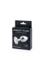 Анальная втулка Jewelry plugs silver, кристалл бриллиант, 7х2,8 см