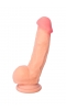 Фаллоимитатор ToyFa RealStick Elite с ярко выраженной головкой, на присоске, с мошонкой, 15 см
