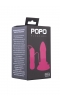 Анальная втулка TOYFA POPO Pleasure, 5 режимов вибрации, TPR, розовая, 13 см