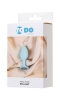 Анальная втулка ToDo by Toyfa Brilliant, голубая, 7х2,8 см, 26 г