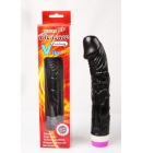 Вибратор реалистик CLASSIC JELLY VIBE BLACK, 22,5 см
