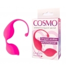Вагинальные шарики COSMO цвет розовый неон D 30 мм
