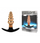 Анальная втулка IRON LOVE GOLD L 96 мм D 14x22x30 мм 