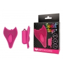 Вибромассажер SWEET TOYS, L 75 мм ширина 56 мм, розовый
