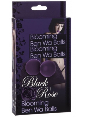 Вагинальные шарики BLACK ROSE BEN WA BALLS PURPLE D 2см