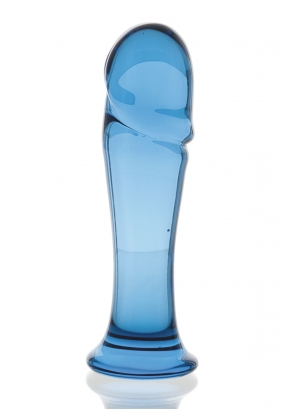 Анальный фаллоимитатор Sexus Glass, стеклянный, 13 см