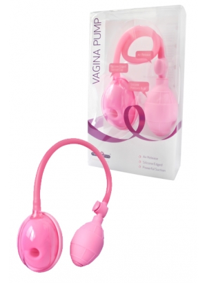 Вакуумная помпа Dream Toys для стимуляции вагины, розовая