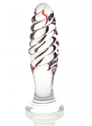 Анальная втулка Sexus Glass стеклянная, прозрачная, 14,5 см