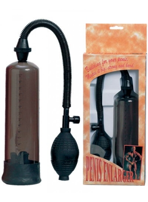 Помпа для пениса Dream Toys, вакуумная механическая, с насадками, ABS пластик, черная, Ø5 см