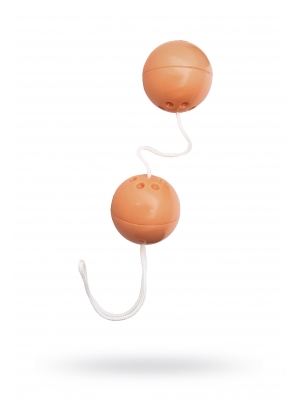 Вагинальные шарики Dream Toys, ABS пластик, телесные, Ø3,5 см
