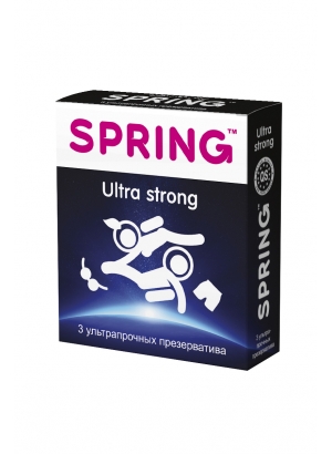 Презервативы SPRING ULTRA STRONG - ультра прочные, №3,  ШТ