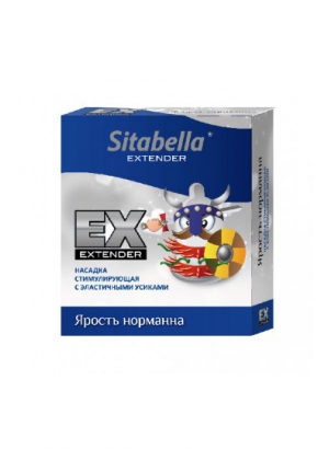 Насадка стимулирующая Sitabella Extender Ярость Нормана 1