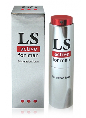 Спрей стимулирующий LOVESPRAY ACTIVE для мужчин, 18 г