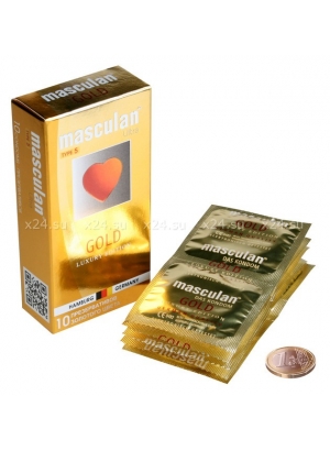 Презервативы Masculan 4 Ultra , 10шт Золотого цвета ШТ
