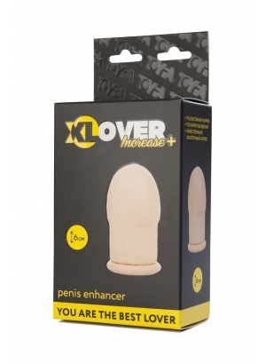 Насадка ToyFa XLover Increase+ удлиняющая пенис на 6 см