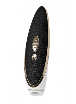Вакуум-волновой стимулятор клитора Satisfyer Haute Couture c отделкой из кожи